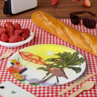 Aloha Party  Paper Plates