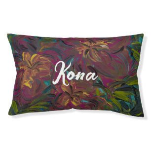 Aloha Pet Bed - Customize Name