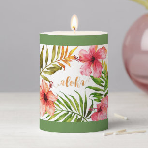 Aloha pillar candle