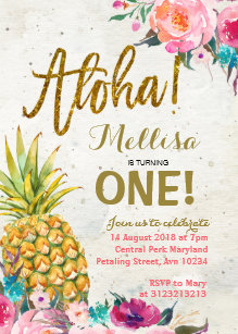 aloha invitations zazzle