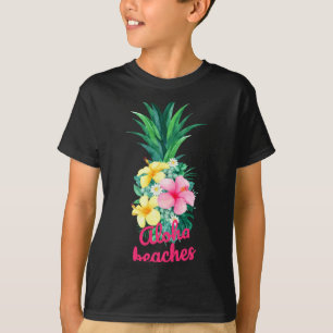Aloha pineapple flowers aloha hawaii vintage T-Shirt