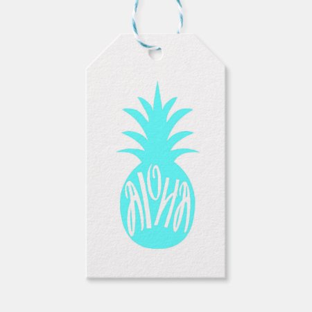 Aloha Pineapple Gift Tags