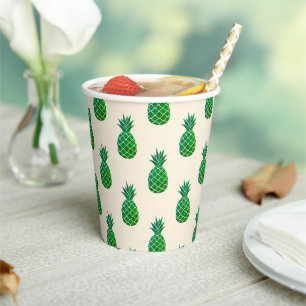 Aloha Pineapple Paper Cups