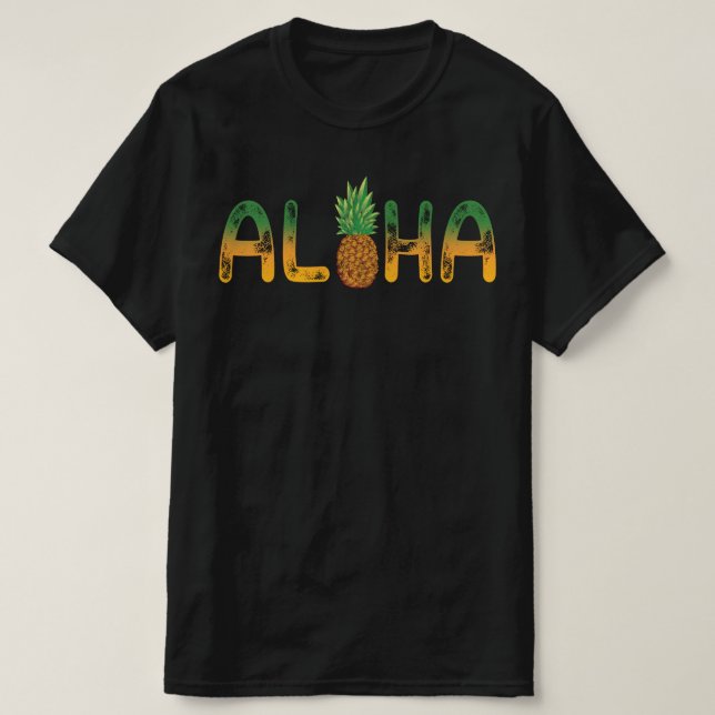 Aloha Pineapple T-Shirt (Design Front)