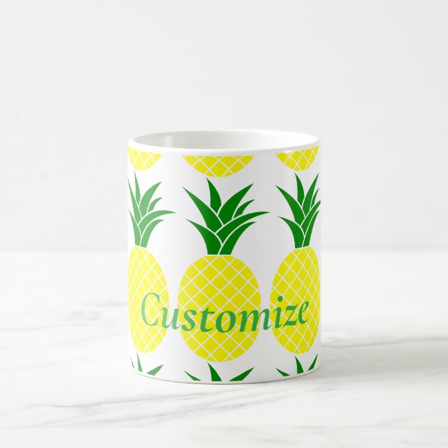 Aloha Pineapple Thunder_Cove Coffee Mug (Center)