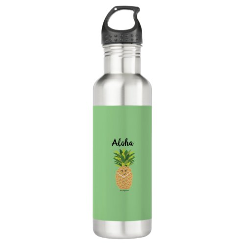 Aloha Pineapple Water Bottle