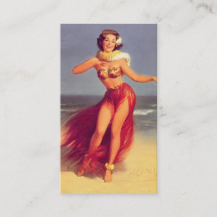 Aloha Pinup Revised Business Card