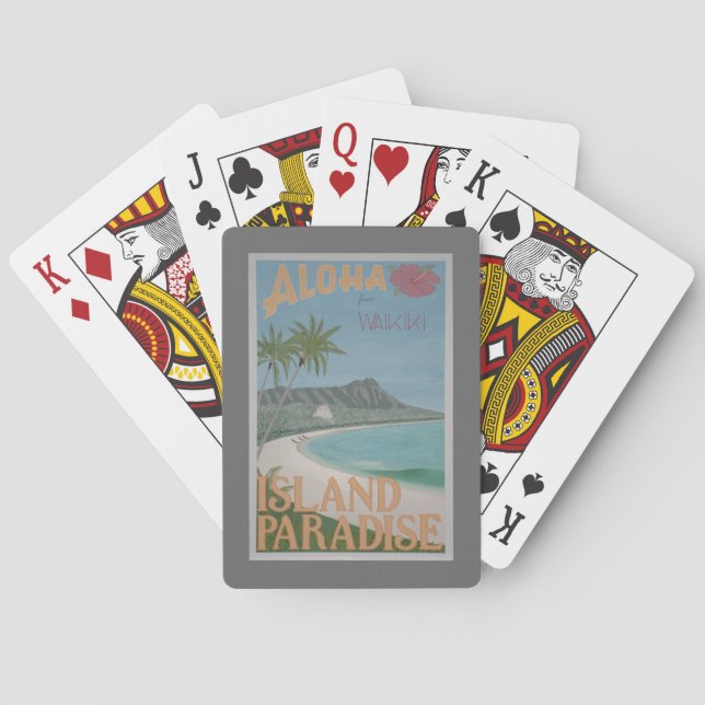 ALOHA playing cards (Back)