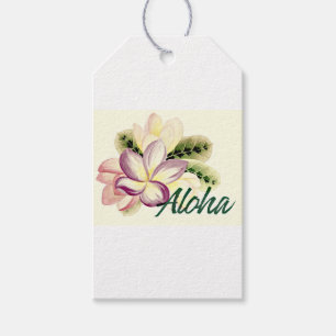 Aloha Plumeria Gift Tags