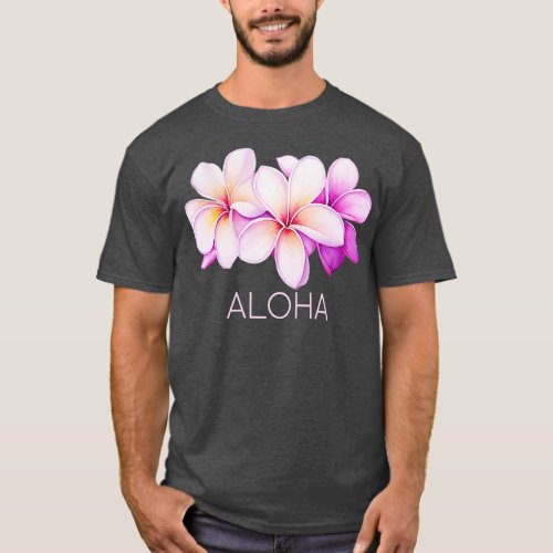 Aloha Plumeria Hawaiian TShirt