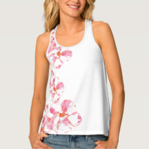 Aloha Plumeria Racer Back Tank