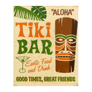 Aloha Poster Acrylic Print