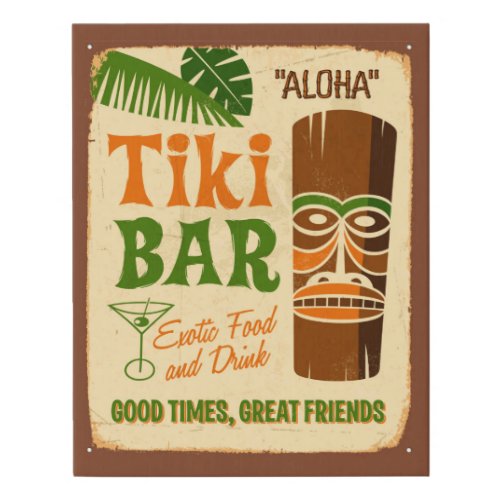 Aloha Poster Faux Canvas Print