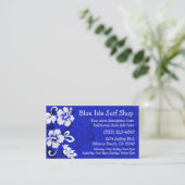 Aloha Print Business Card Template (Standing Front)