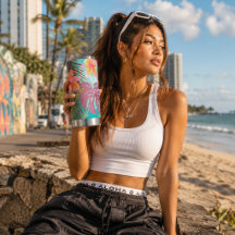 Aloha print hawaiian tropical