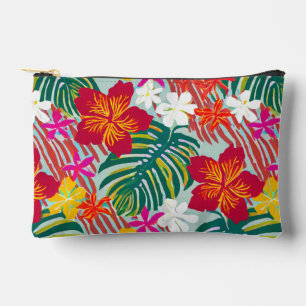 Aloha print pattern accessory pouch