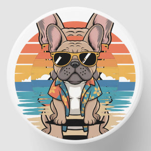 Aloha Pup Cool French Bulldog Beach Vibes Mini Candle Favors