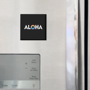 Aloha Rainbow Island Hawaii Pride LGBTQ Magnet