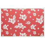 Aloha Red Classic Hawaiian Seamless Pattern Fabric