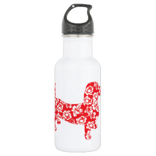 Aloha Red Doxies Water Bottle