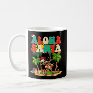 Aloha Santa Beach In July Coffee Mug