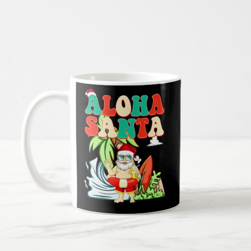 Aloha Santa Tropical In July Coffee Mug
