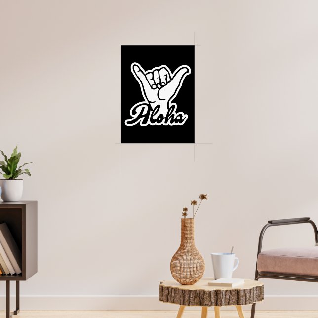 Aloha Shaka Hand, Hang Loose sign | Zazzle