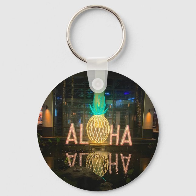 Aloha Sign #1 Keychain (Front)