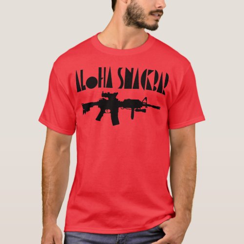 Aloha Snackbar AR15 American Patriot  T_Shirt