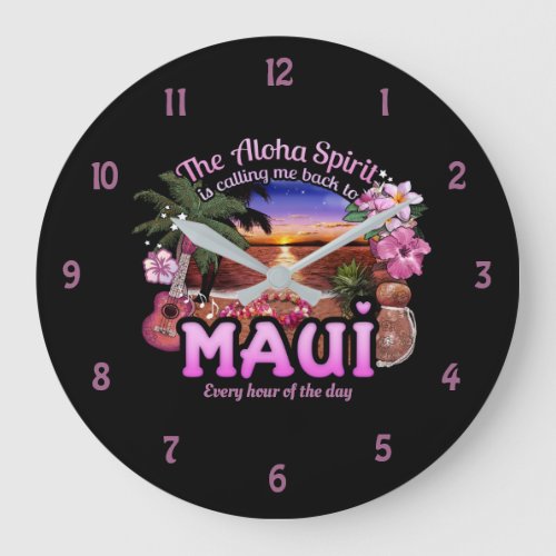 Aloha Spirit calling me back to Maui  Clock