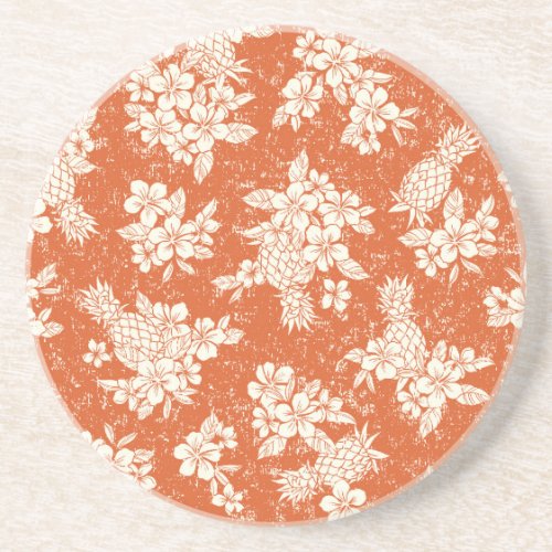 Aloha Spirit Hibiscus_Pineapple Harmony Coaster