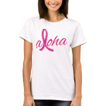 Aloha Spirit Pink Ribbon Design for Breast Cancer