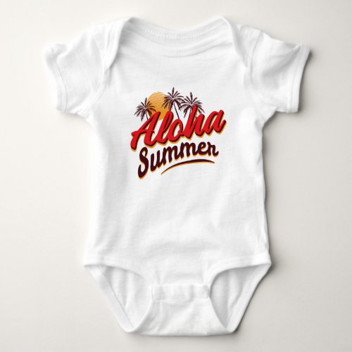 Aloha Summer Baby Bodysuit
