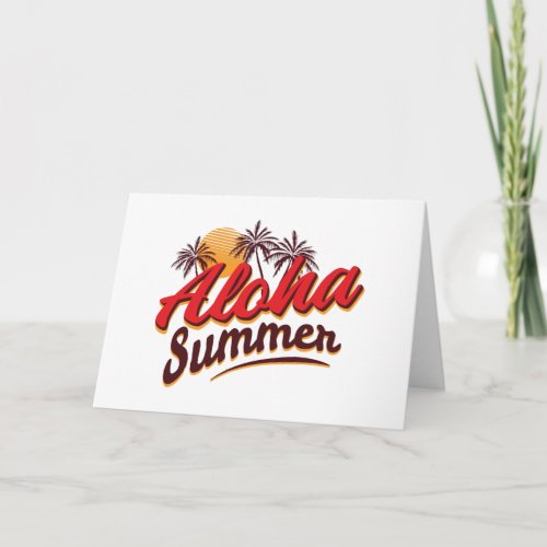 Aloha Summer Card