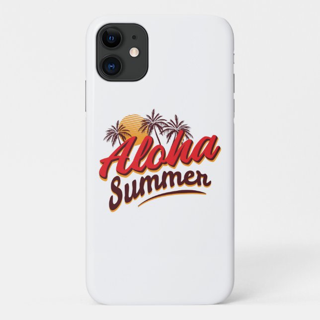 Aloha Summer Case-Mate iPhone Case (Back)