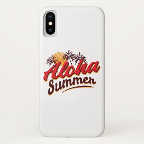 Aloha Summer iPhone XS Case