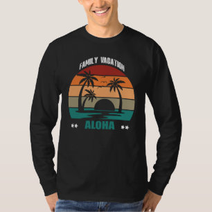 Aloha Summer Family Couple Matching Holiday T-Shirt