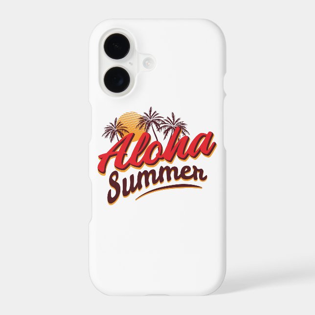 Aloha Summer Iphone Case (Back)