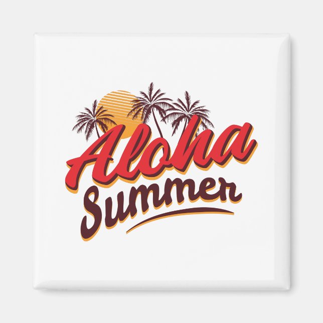 Aloha Summer Magnet (Front)