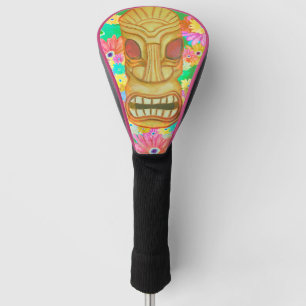Aloha Summer Tiki Head  Golf Head Cover