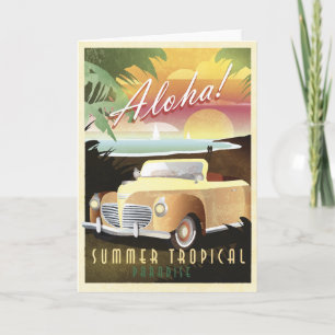 Aloha! Summer Tropical Paradise Card