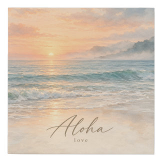 Aloha Sunrise Canvas Print