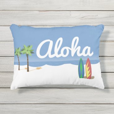 Aloha Surf Outdoor Pillow Aloha Surf Outdoor Pillow