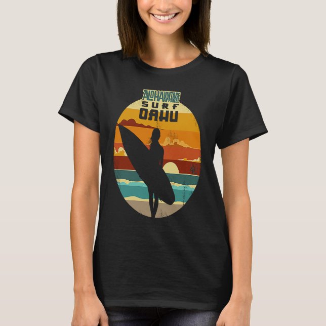 Aloha Surf Surf Oahu Version2 T-Shirt (Front)