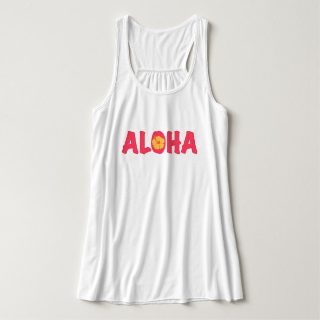 Aloha Tank Top (Design Front)