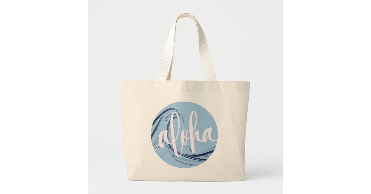 Aloha Beaches, Turquoise Ombre Tote Bag