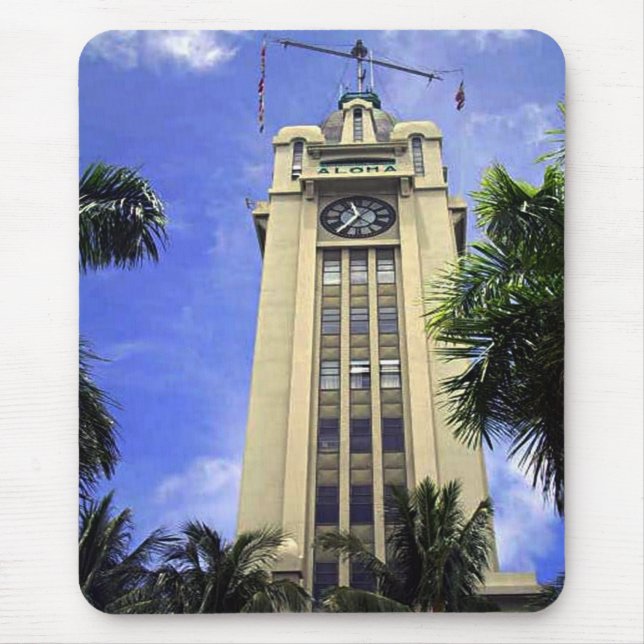 Aloha Tower Mouse Pad (Front)