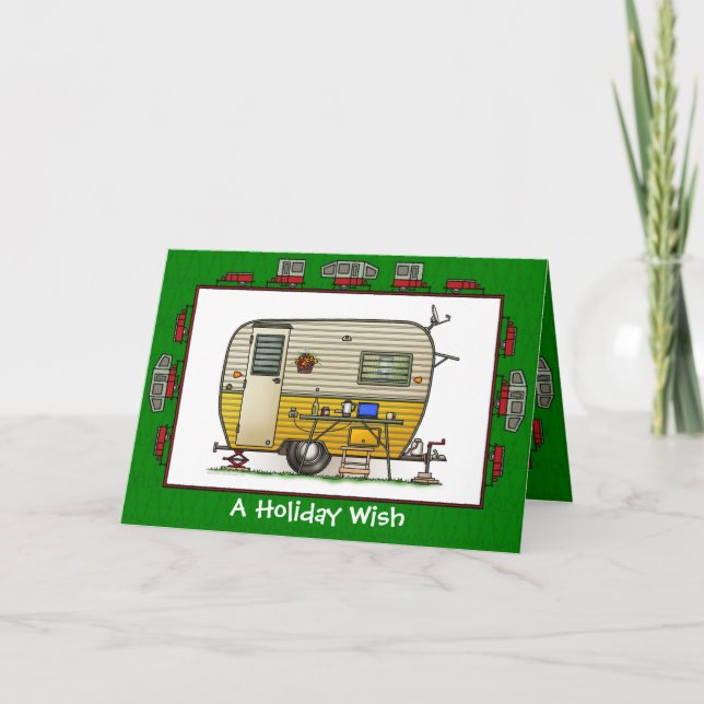 Aloha Trailer Camper Holiday Wish (Front)