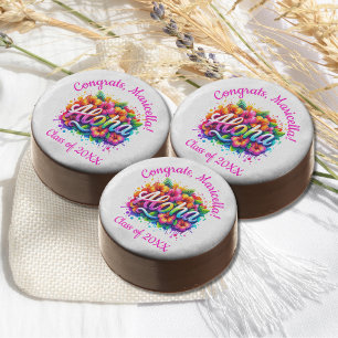 Aloha Tropical Graduation Luau Party Chocolate Covered Oreo
