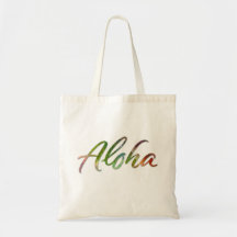 Aloha - Tropical Lettering - Hawaii Hawai'i Nature